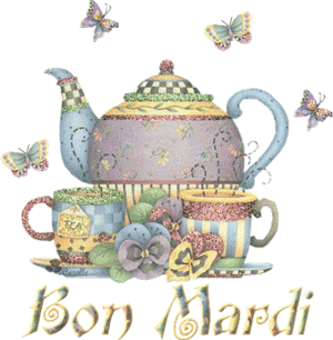 Gif animé Bon mardi café